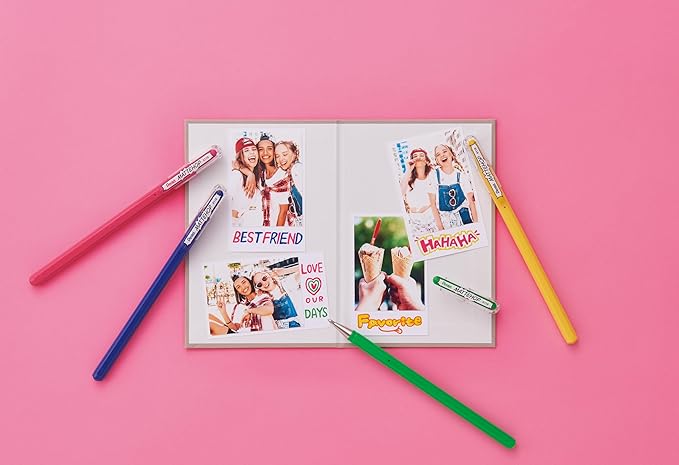 Pentel Matte Hop Sweet Color Ballpoint Pen, 7 Colors, K110-V7STB