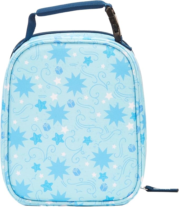 LEGO CHARACTER Lunch Box, Insulated Soft Reusable Lunch Bag Meal Container for Boys and Girls, Perfect for School or Travel, Meal Tote - SHARK GUY