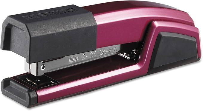 Bostitch B777RMAG Epic Stapler, 25-Sheet Capacity, Magenta