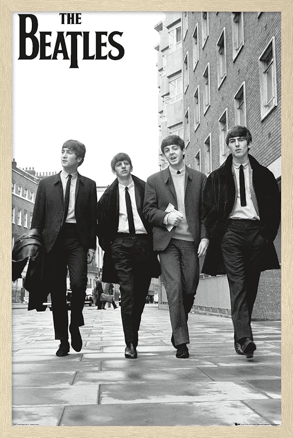 Trends International The Beatles - In London Wall Poster, 34L x 22.4W, Blonde Framed Version