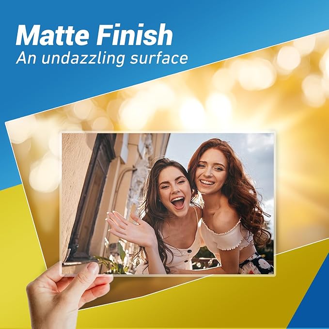Uinkit Matte Thermal Laminating Pouches 9 x 11.5 Inches 5 Mil Thick Matte Finish 100 Sheets Large Package Fitted for Letter Size Laminating Sheets 8.5 x 11