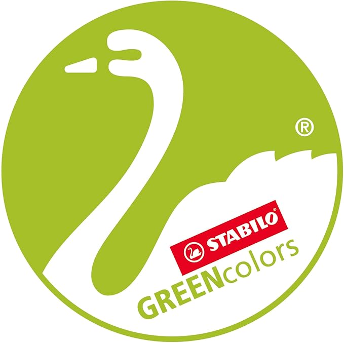 Eco-Friendly Coloring Pencil - STABILO GREENcolors - Pack of 24 - Assorted Colors