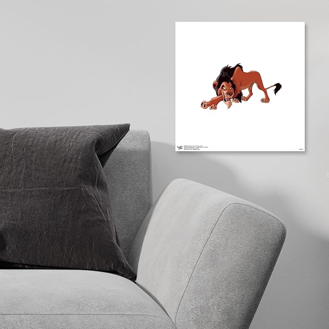 Trends International Gallery Pops Disney The Lion King - Scar Wall Art Wall Poster, 12.00" x 12.00", Unframed Version