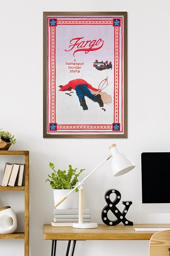 Fargo (1996) - One Sheet Wall Poster, 34L" x 22.4W", Bronze Framed Version