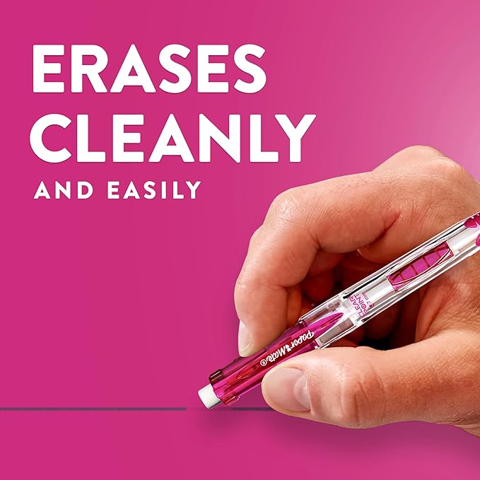 Paper Mate Clearpoint Mechanical Pencils 0.7 mm Lead Pencil Refillable Vibrant Colors Comfortable Grip 6 Pack