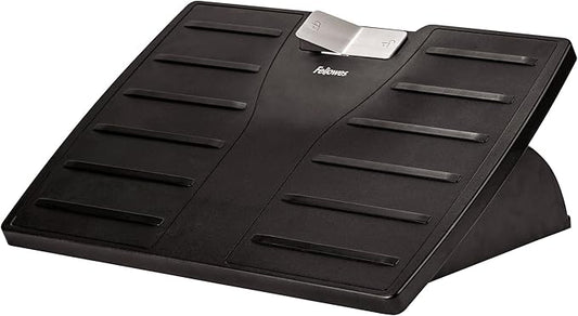 Fellowes Office Suites Metal Adjustable Foot Rest (8032201), Black, Metal