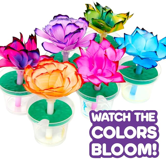 Crayola Paper Flower Science Kit, Color Changing Flowers, Gift for Kids Ages 7, 8, 9, 10 (Pack of 2)