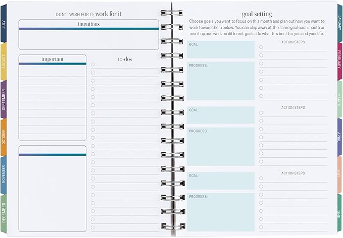 INSPIRED BY ERIN CONDREN 12M A5 Weekly Planner (January 2026 - December 2026) - Leopard cover