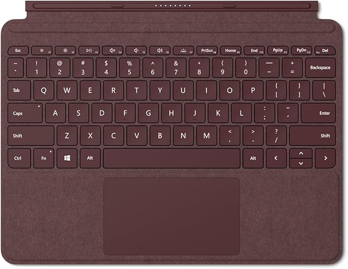Microsoft Surface Go Alcantara Signature Type Cover (KCS-00041) Burgundy