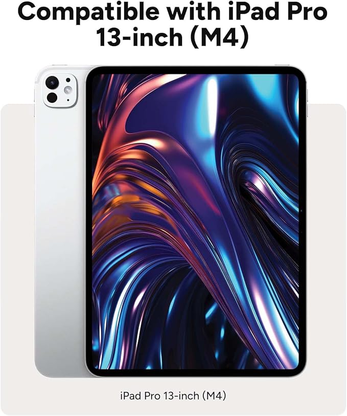 ZAGG Pro Keys 2 iPad Pro 13" (M5)/ Pro 13" (M4) Keyboard Case - Wireless Keyboard & Detachable Folio Case | Laptop-Style Backlit Keys, Multi-Pairing Bluetooth, 6.6 ft Drop Protection