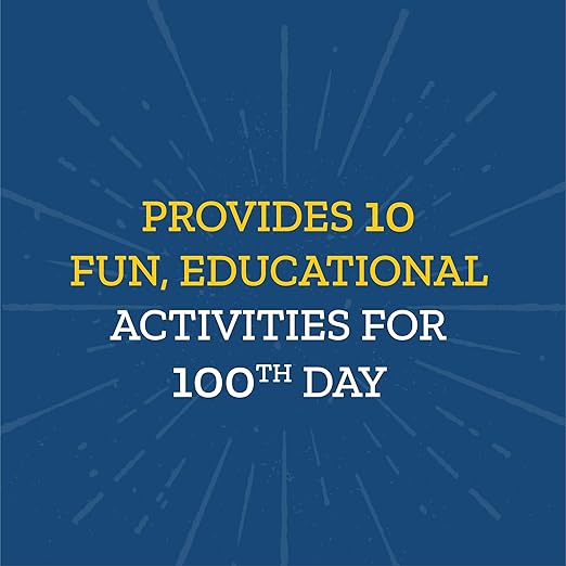 Really Good Stuff Ready-to-Decorate Ten Activities for 100th Day Fun! Posters - 24 Posters
