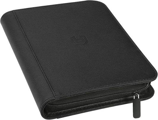 Card Binder 16 Pocket with Zipper, 1024 Pockets Trading Card Holder Book, Premium PU Cover Zip Folder Binder, Side Loading Carrying Case Binder Album for TCG, MTG, Sports Cards, Game Cards