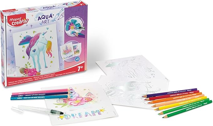 Maped Helix USA Creativ Activity Kit - 1 Set - Multicolor 14 Pack - Ages 7+ - Mess-Free Creativity - Easy Color Blending - Metalized Foil Accents - Child-Friendly Design