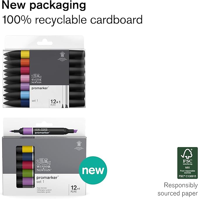 Winsor & Newton Promarker, Set of 12, Manga Steampunk