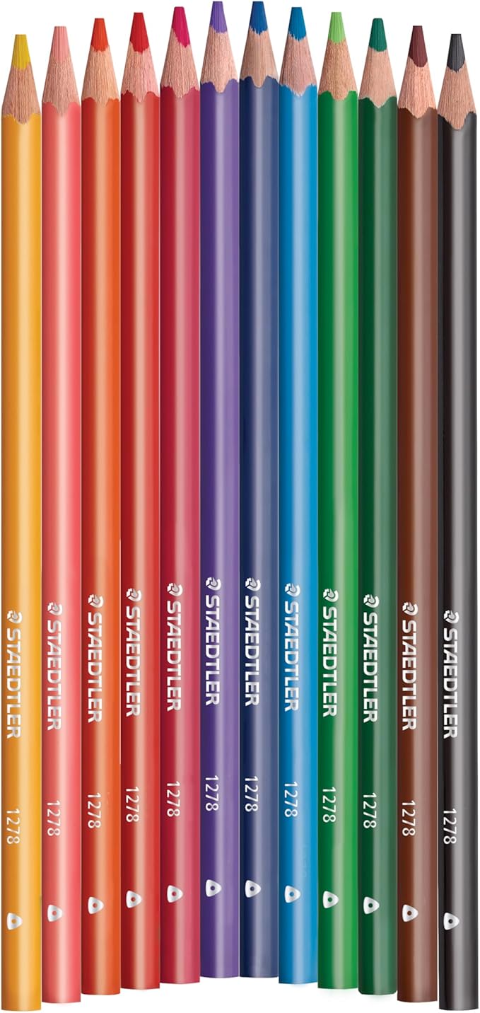 STAEDTLER Triangular Color Pencil, 48pcs