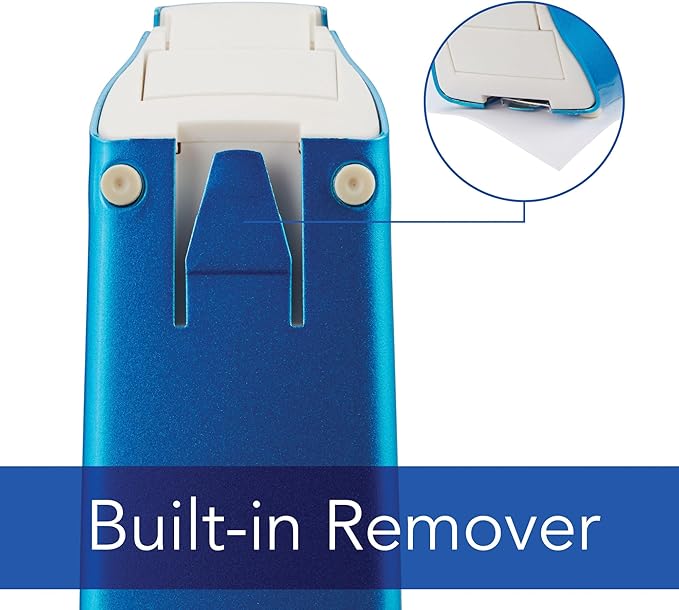 Swingline Stapler, NeXXt Series Wow, Desktop Stapler, 40 Sheet Capacity, Blue (55047036)