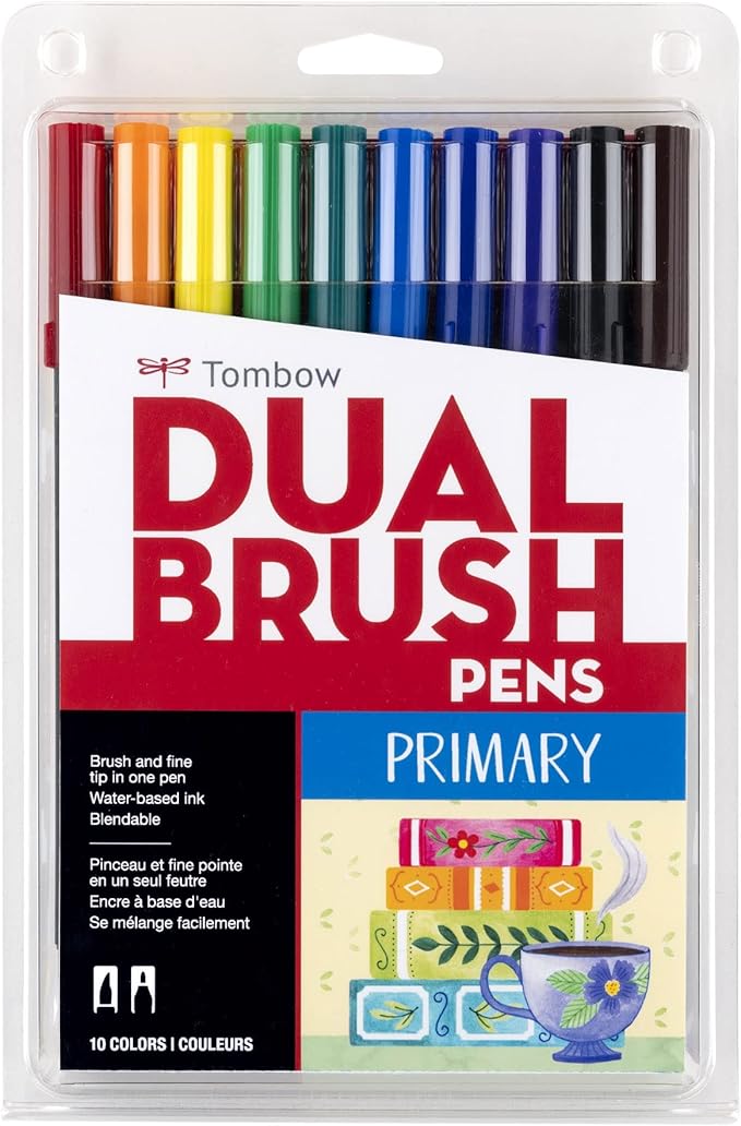Tombow Dual Brush Pens, 10/set