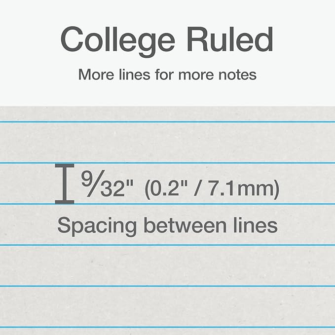 Oxford Composition Notebook, Notebooks for School, School Supplies, College Ruled Paper, 5.75 x 8 Inches, Small Journals, 60 Sheets, Kraft Covers with Assorted Pastel Spines (63832) (Pack of 36)