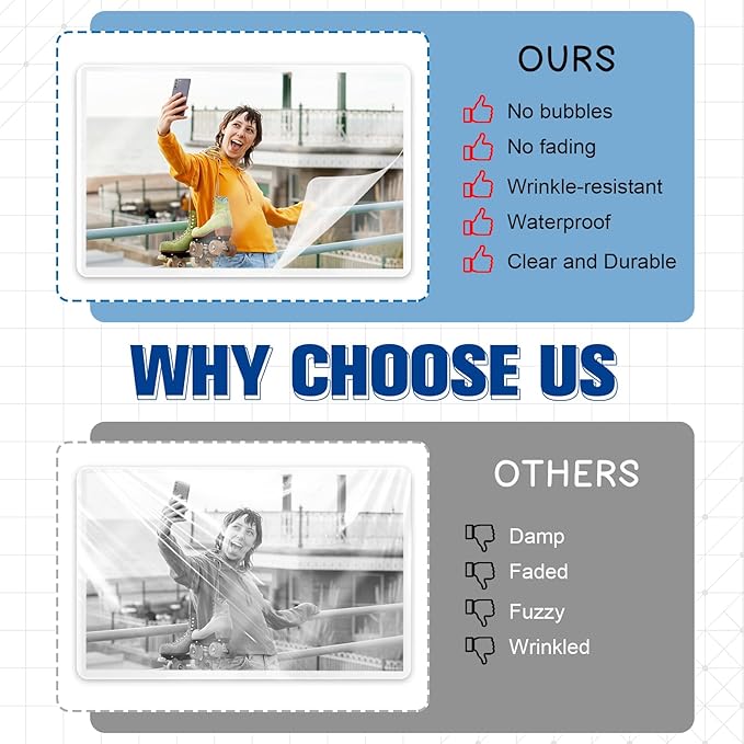 Index Card Laminating Pouches 3x5 File Card Laminating Pouches Lamination Pouches Recipe Card Laminating Pouches for Work Permits Pass Cards Student ID Cards (500, 3x5inch)
