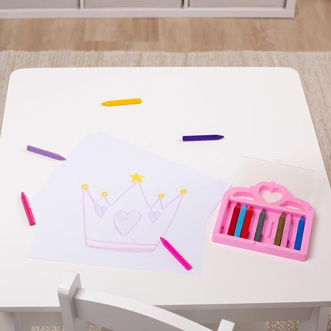 Melissa & Doug Princess Crayon Set - 12 Colors