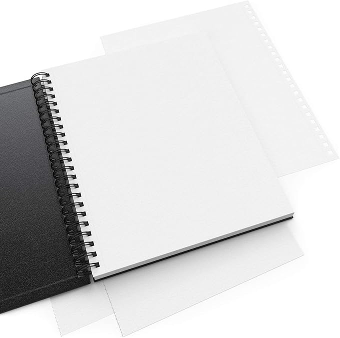 ARTEZA Spiral Sketch Book 9x12 Drawing Pad 2 Pack 200 Sheets Sketch Pads for Drawing for Adults & Teens