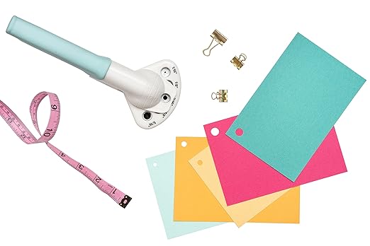 We R Memory Keepers, Crop A Dile Multi Hole Punch, with 1/16",1/8", 3/16", 1/4" and 5/16" Holes for Leather, Craft Paper, Fabric, Tin and More