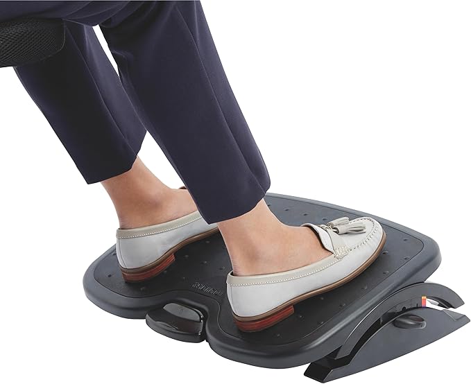 Kensington SoleMate Plus Adjustable Footrest with SmartFit System KMW52789 Each Black