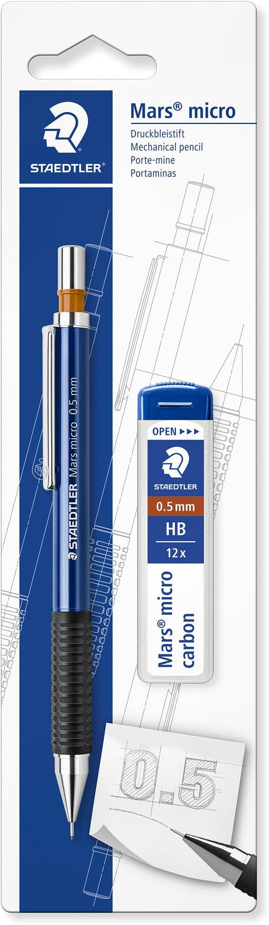 Staedtler Mars Micro 775 Mechanical Pencil 0.7mm 77507BK
