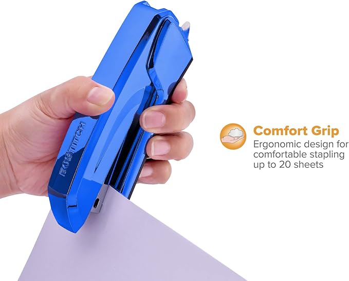 Bostitch Office Ascend 3 in 1 Stapler, 20 Sheet Capacity, Integrated Remover & Staple Storage, 420 Staples Included, Lightweight