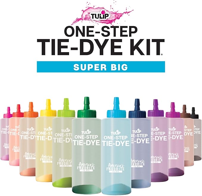 Tulip One Step Tie Dye Kit: Super Big 12 Colors