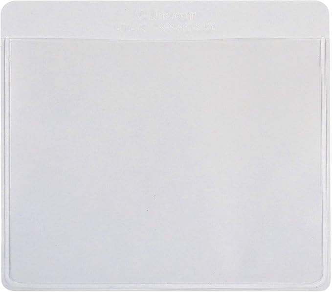 C-Line-70443 Self-Adhesive Labeling Pockets, Pack of 25, 3-1/2 x 2-3/4 in