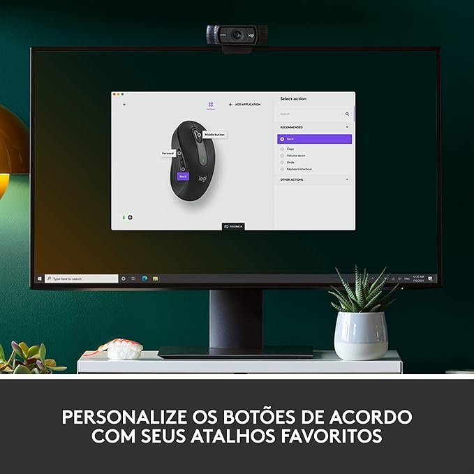 Logitech Signature M650 L Full Size Wireless Mouse - for Large Sized Hands, 2-Year Battery, Silent Clicks, Customizable Side Buttons, Bluetooth, Multi-Device Compatibility (Graphite)