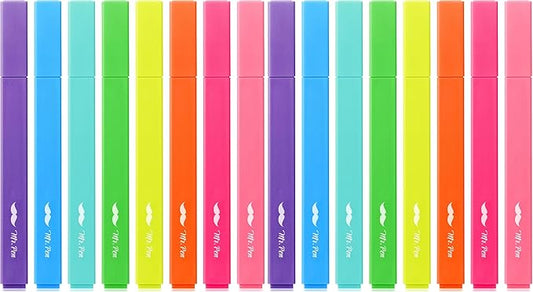 Mr. Pen- Aesthetic Highlighters, 8 pcs, Chisel Tip, Vibrant Colors, Cute Highlighters Assorted Colors, Back to School Supplies (Pack of 2)