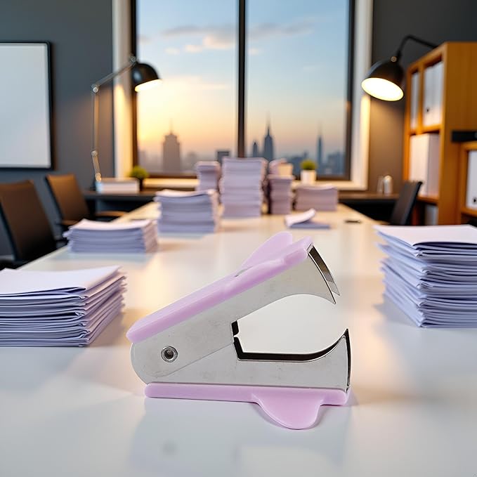 1Pc Purple Stapler Puller,Stapler Removals, Remover - Staple Puller Tool with Non-Slip Grip,Wear-Resistant Supplies for School,Teachers,Students,and Home Desk Staplers,Manual Staplers,Office Products