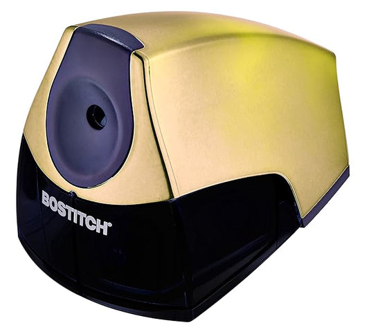 Bostitch Office Electric Pencil Sharpener, Heavy Duty Powerful Stall-Free Motor, High Capacity Shavings Tray, for Office or Classroom, Metallic Purple