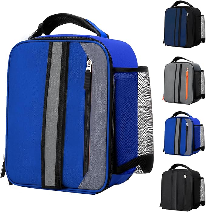 Lunch Box Insulated Lunch bag for Men Teen Kids Boys Adult Portable Stylish Small Lunchbox Special Design for Working Office school Picnic