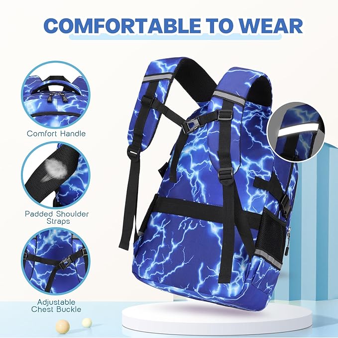 Camo Backpack for Boys, Tactical Boys Backpack for School, Kids Backpack With Lunch Box Pencil Case USB Charging Port Military Army Schoolbags for Boy Teens Kids Elementary Middle High School