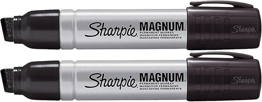 2 Pack Sharpie 44101 Sharpie Magnum Permanent Marker Black
