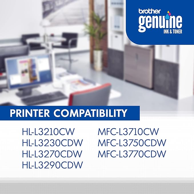 Brother Genuine TN227M, High Yield Toner Cartridge, Replacement Magenta Toner, Page Yield Up to 2,300 Pages, TN227, Amazon Dash Replenishment Cartridge
