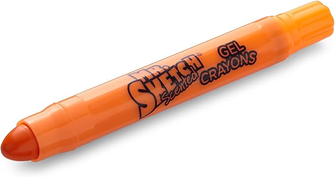 Mr. Sketch 1951332 1951332 Scented Twistable Gel Crayons, Assorted Colors, Pack Of 6, Multicolor, 6-Count
