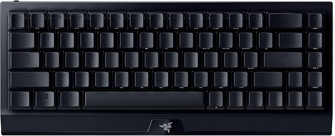 Razer BlackWidow V4 Mini HyperSpeed Wireless Hot Swappable 65% Gaming Keyboard: HyperSpeed Wireless & Bluetooth 5.0 - Orange Switches Tactile & Quiet - Phantom Pudding Keycap(Renewed)