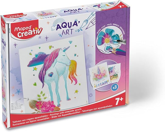Maped Helix USA Creativ Activity Kit - 1 Set - Multicolor 14 Pack - Ages 7+ - Mess-Free Creativity - Easy Color Blending - Metalized Foil Accents - Child-Friendly Design
