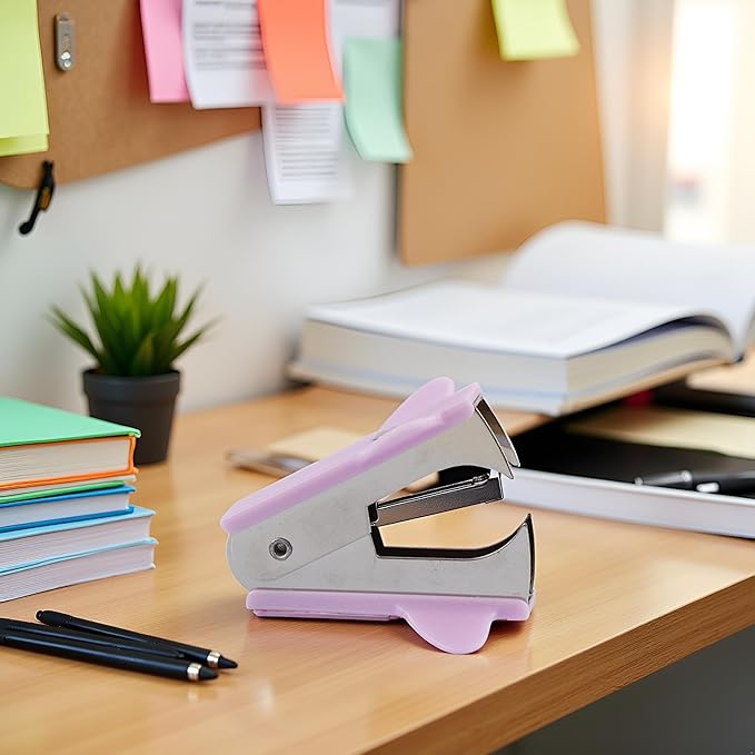 Purple Stapler Puller,Stapler Removals Remover - Staple Puller Tool with Non-Slip Grip for School,Teachers, Students,and Home Desk Staplers
