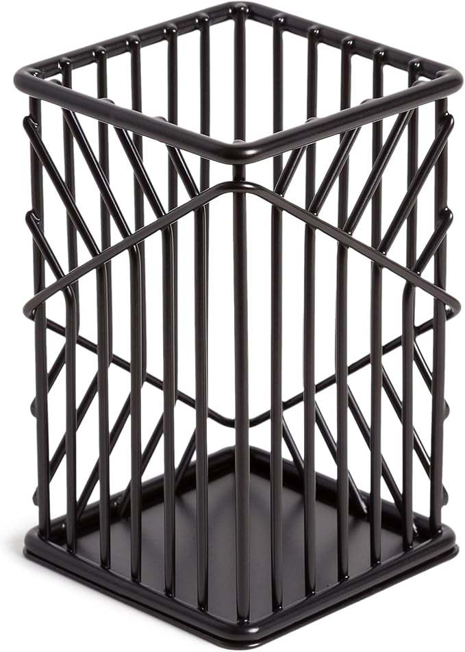 U Brands Vena Collection Wire Pencil Cup