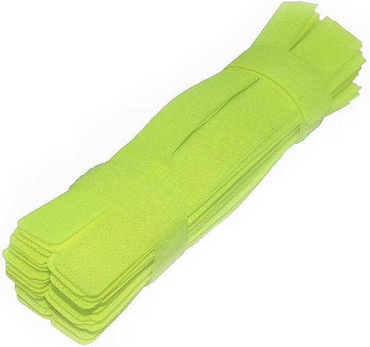 Pasow 50pcs Cable Ties Reusable Fastening Wire Organizer Cord Rope Holder 7 Inch (Green)