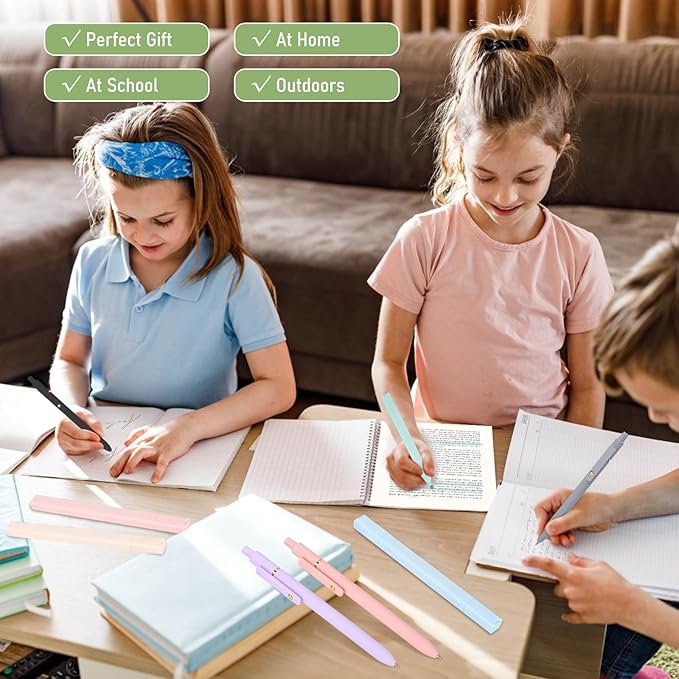 25PCS Aesthetic School Supplies with Big Capacity Pencil Case, 12pcs Bible Highlighters & 12pcs Colored Pens Set, No Bleed Pastel Highlighters Assorted Colors Pens for Bible Study Supplies (Green)
