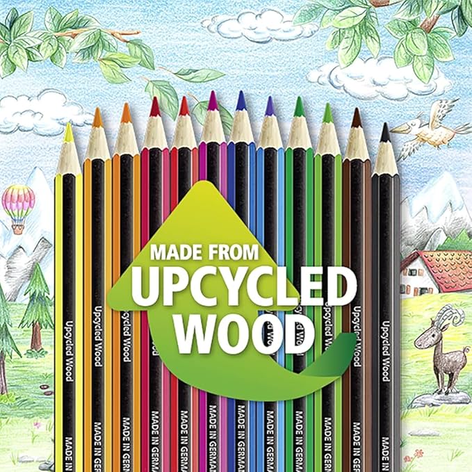 STAEDTLER Colored Pencils 12-Pack (12 sets of 24 pcs) for School Supplies - Break-Resistant Lead, Sustainably Made, Vibrant Colors for Artists & Students, 288 Count