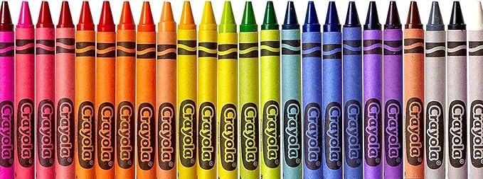 Crayola Crayons 24 Count - 2 Packs Colored Pencils 24 Count - 2 Packs