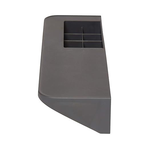 ECR4Kids 8 Slot Magnetic Dry Erase Marker Holder Caddy in Grey for Whiteboards and Glassboards