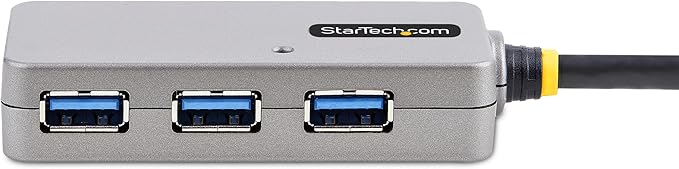 StarTech.com USB Extender Hub, 10m USB 3.0 Extension Cable w/ 4-Port USB-A Hub, Active/Bus Powered USB Repeater Cable, Optional 20W Power Supply Included, Level 2 ESD Protection, TAA
